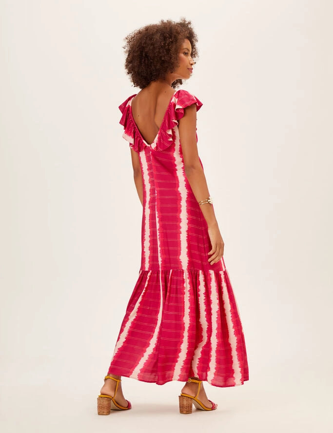 Scarlet Tide Maxi Dress