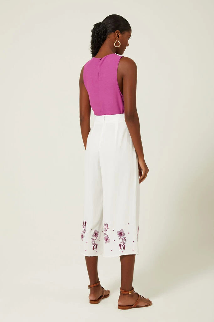 Bordeaux Blossom Pants