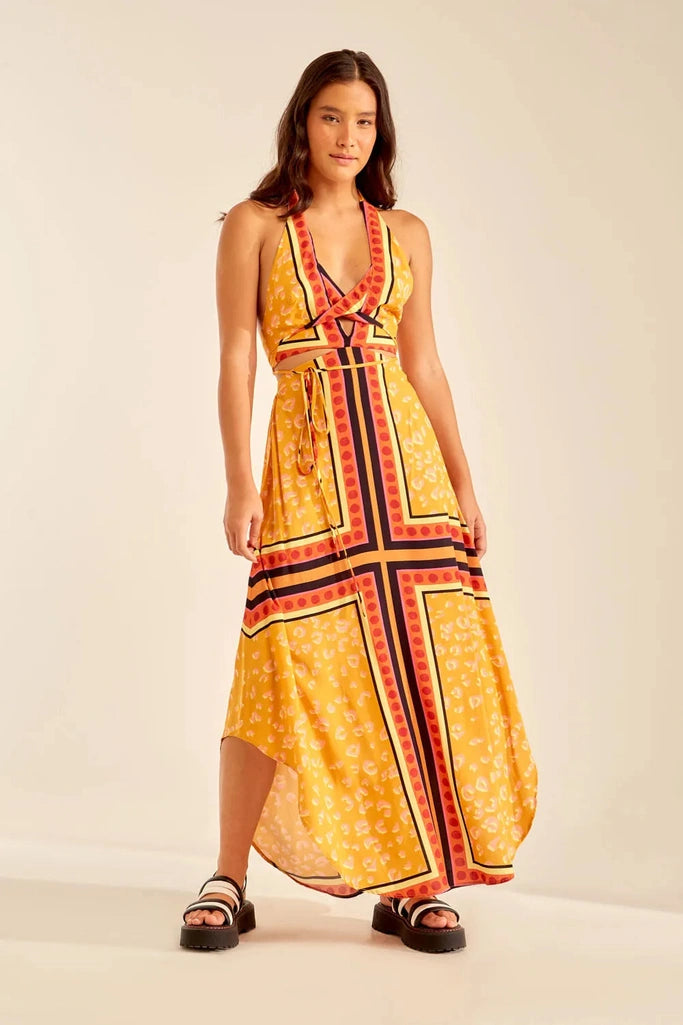 Saffron Sun Long Dress