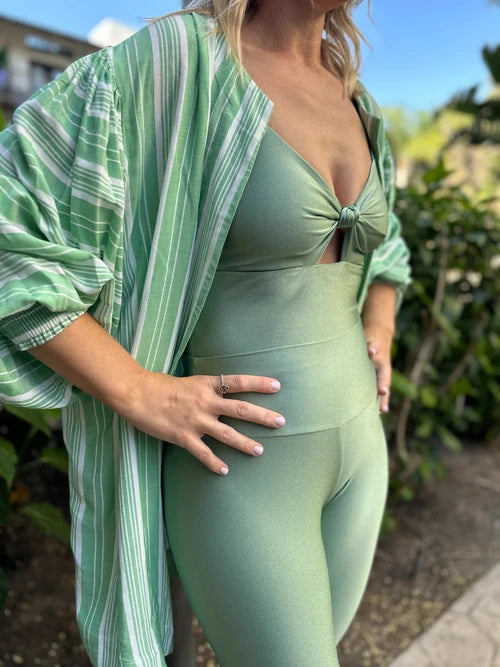 Twist-Front Bodysuit - Amethyst