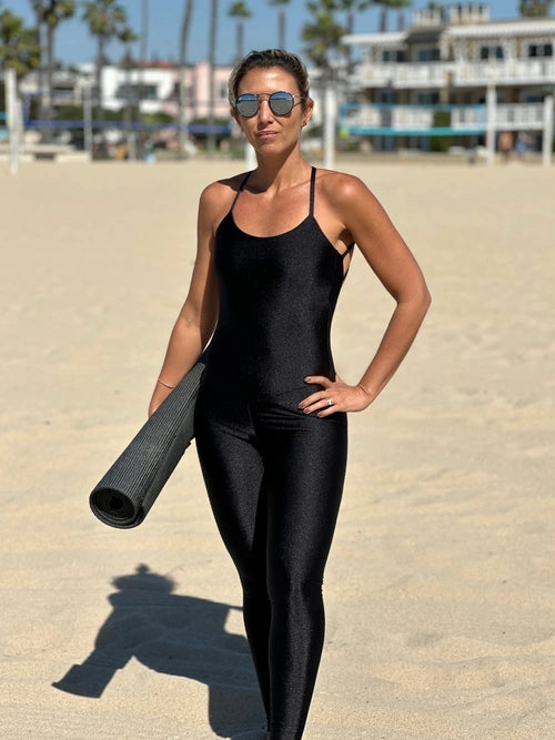 Strappy Jumpsuit Long - Pearl